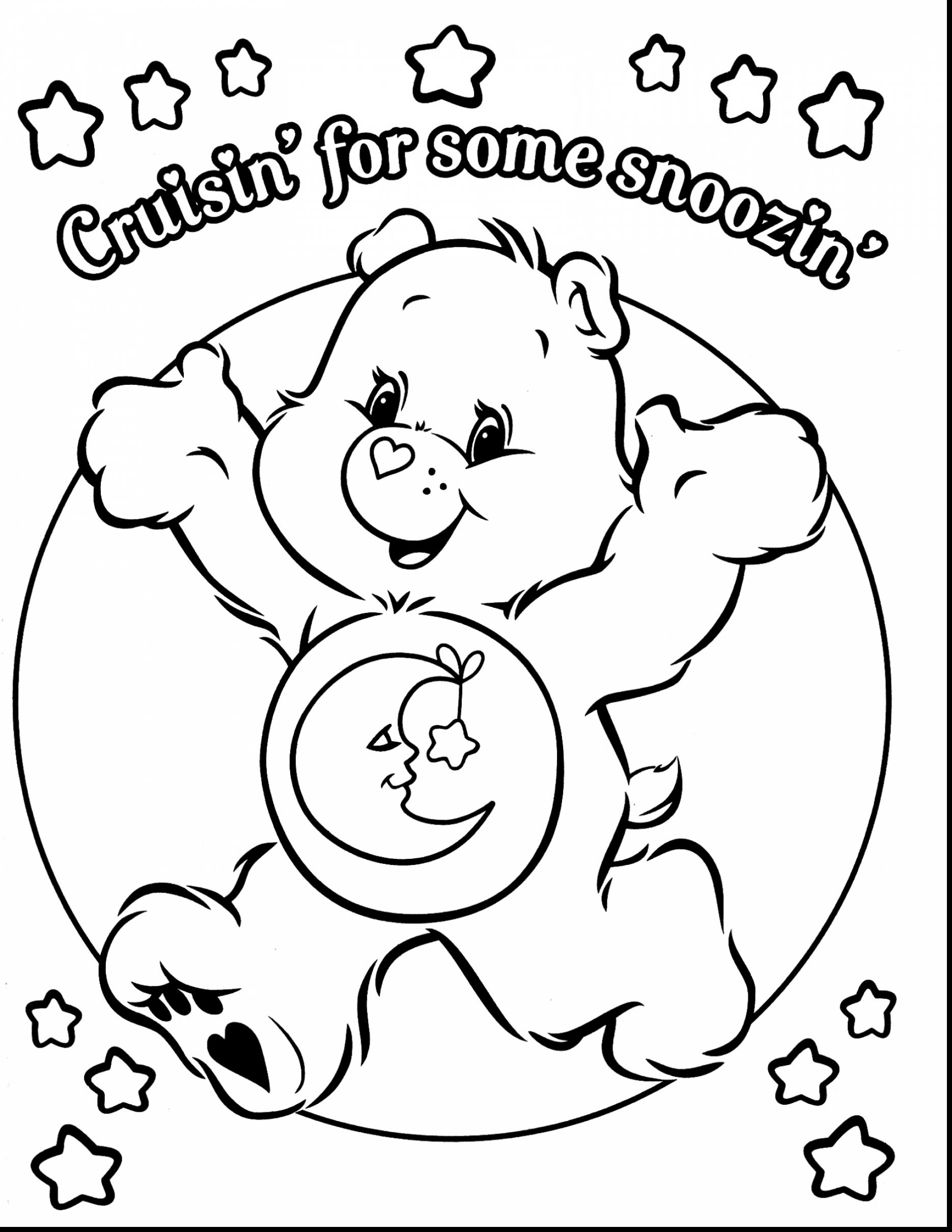 1870x2420 Sleeping Bear Coloring Page