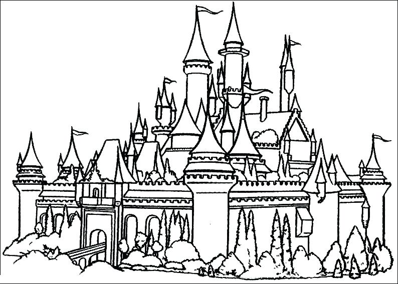 794x567 Disneyland Coloring Pages Sleeping Beauty Castle Coloring Pages
