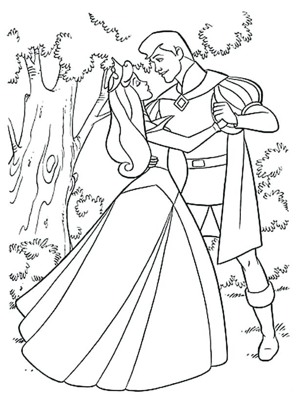 600x840 Sleeping Beauty Coloring Pages Doll Palace Download Free