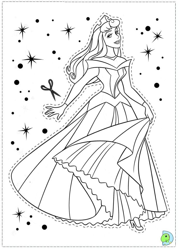 691x960 Sleeping Beauty Coloring Pages Coloring Page Coloring Pages