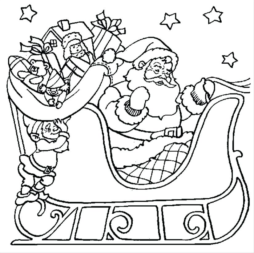 825x823 Santa Claus Coloring Sheet Together With Merry Coloring Pages