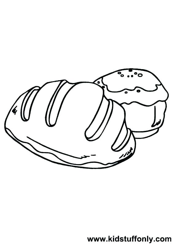 567x794 Bread Coloring Page Click To See Printable Version Slices