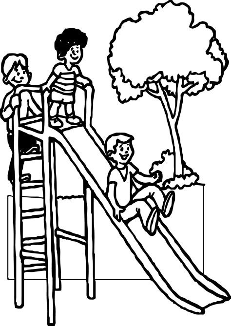 474x669 Summer Slide Kids Coloring Page Wecoloringpage, Colouring Pictures
