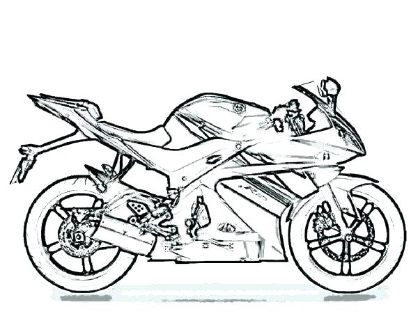 600x464 Harley Motorcycle Coloring Pages To Print Printable Coloring