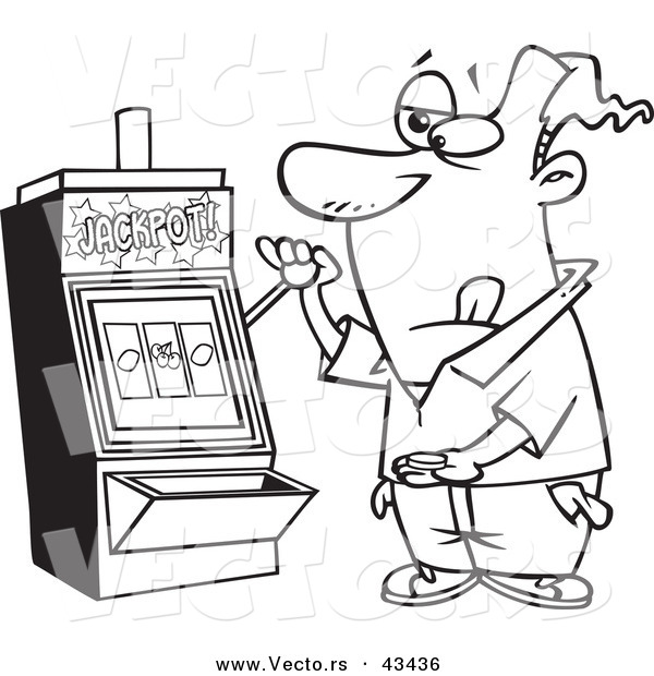 Slot Machine Coloring Page at GetDrawings | Free download