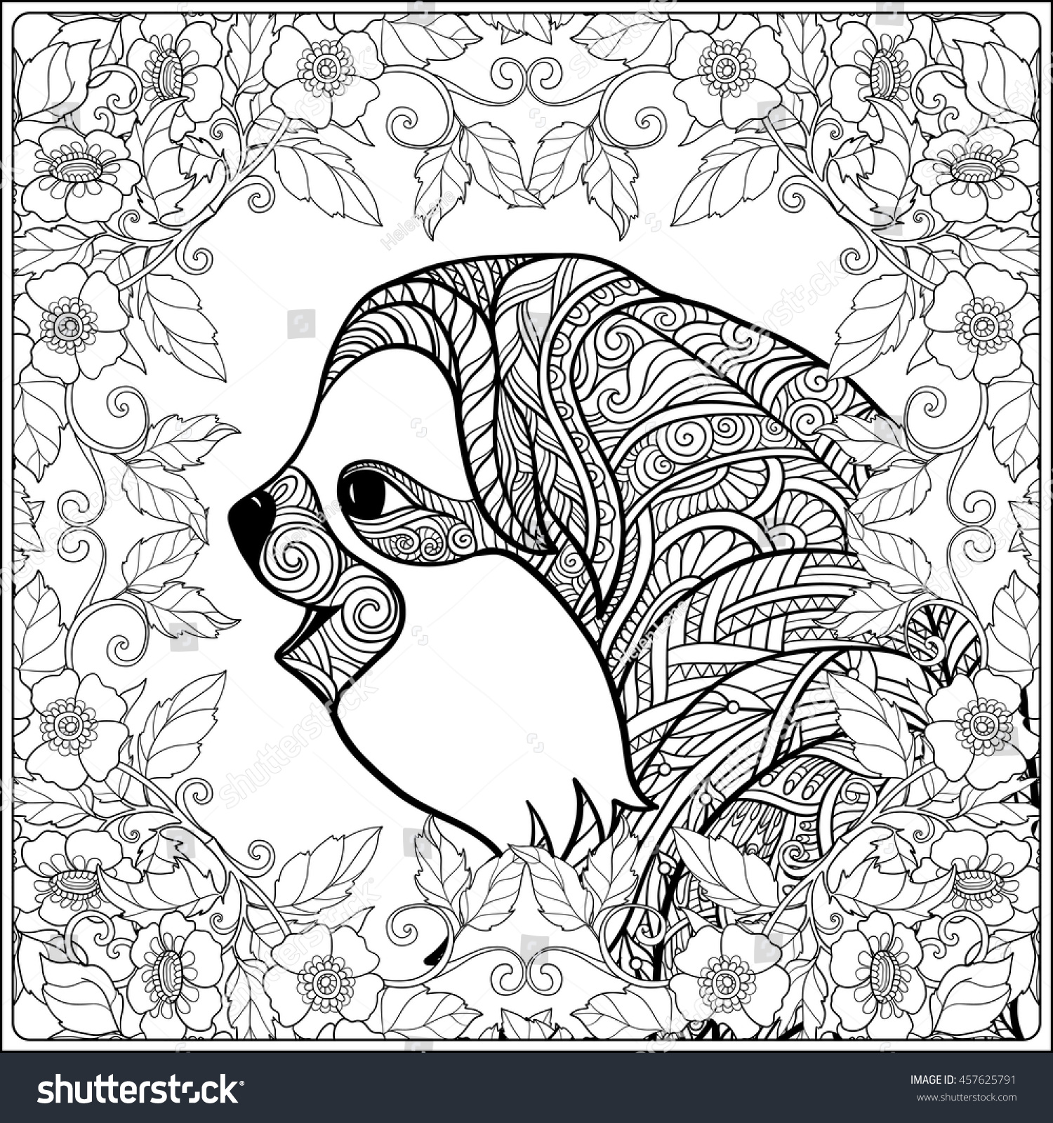 1500x1600 Sloth Coloring Page