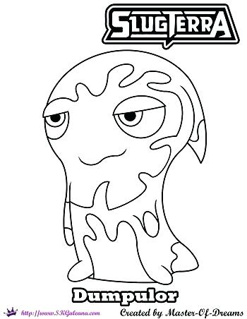 350x452 Slugterra Colouring Pages To Print Slugterra Coloring Pages
