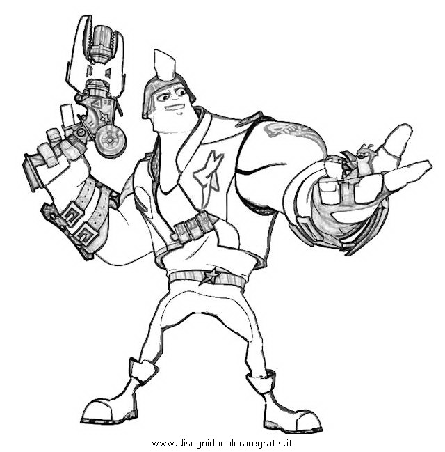 640x649 Slugterra Kord Zane Coloring Pages