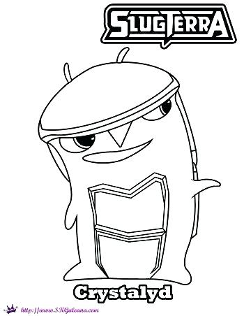 350x452 Slugterra Gun Colouring Pages