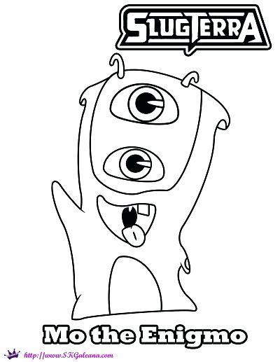 400x517 Slugterra Coloring Pages Black And White Slugterra Coloring Pages