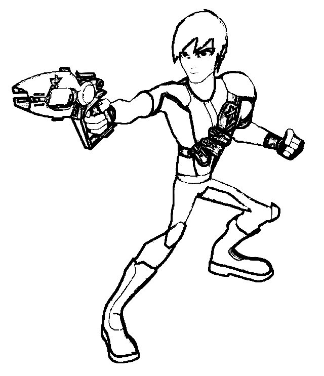 640x743 Slugterra Coloring Pages