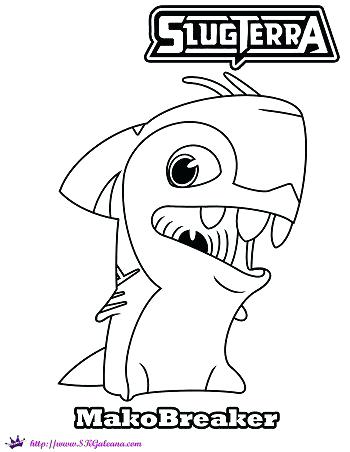 350x452 Slugterra Colouring Pages To Print Activities And Coloring Pages