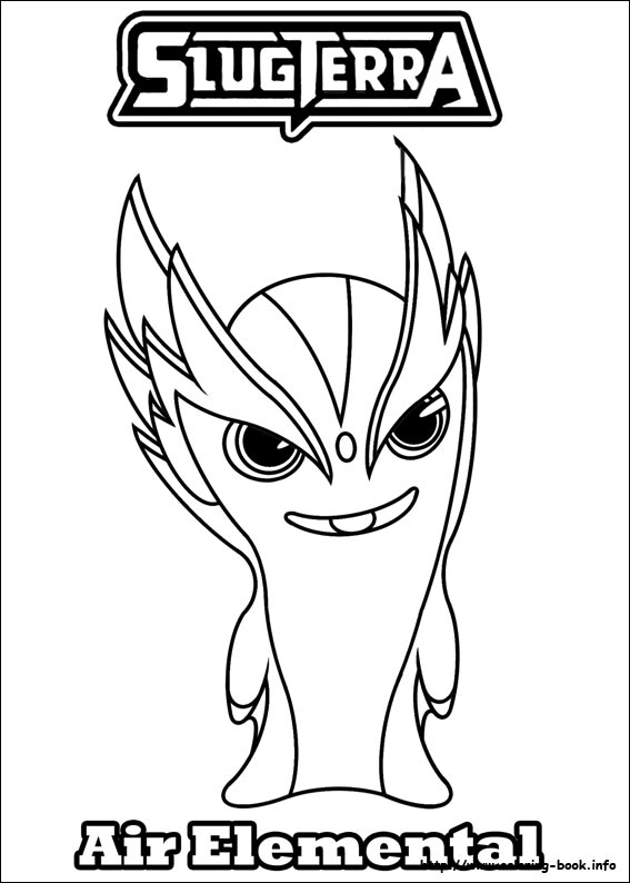 567x794 Slugterra Coloring Picture