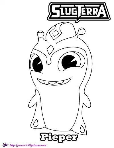 400x517 Slugterra Into The Shadows Pieper Coloring Page Bajoterra