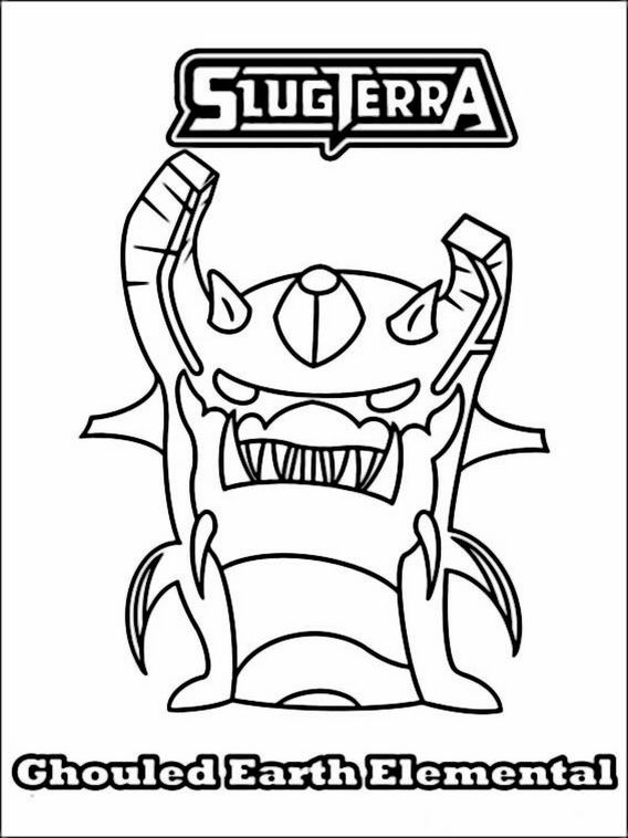 568x758 Slugterra Coloring Pages Slugterra Online