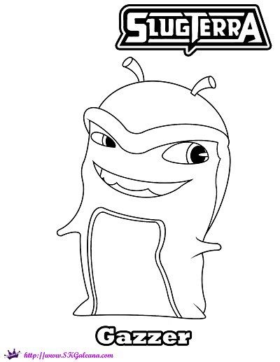 400x517 Free Printable Coloring Page Of Gazzer From Slugterra Free