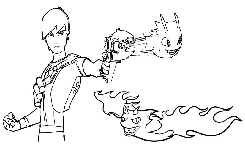 825x525 Slugterra Colouring Pages Print Coloring Pages Pictures