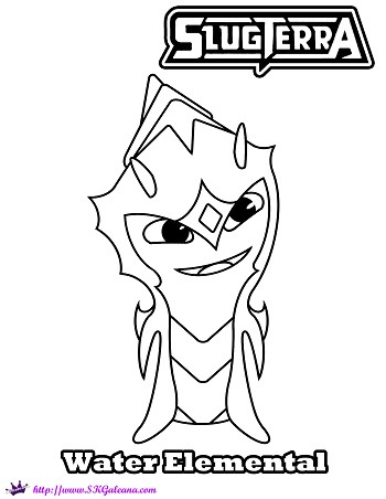 350x452 Slugterra Coloring Pages