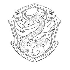 236x236 For Gt Harry Potter Slytherin Coloring Pages