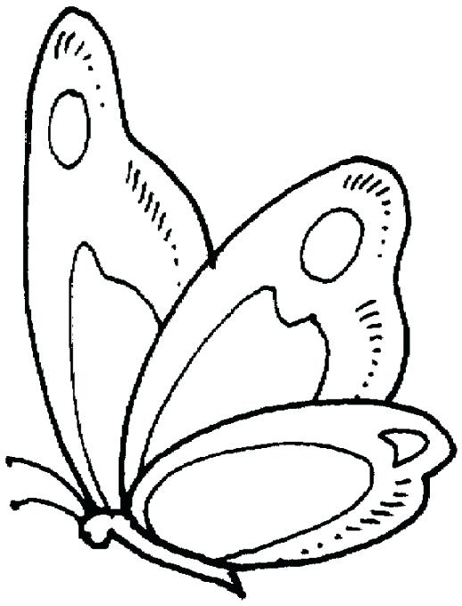 518x679 Printable Butterfly Coloring Page