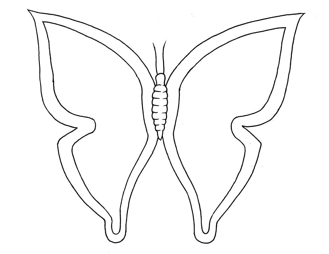 1100x850 Butterflies Coloring Pages Free Coloring Pages