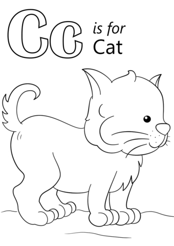 340x480 Coloring Pages For The Letter C Letter C Coloring Pages Letter C