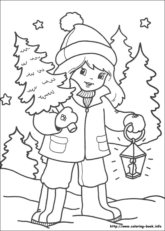567x794 Girl And Christmas Tree Downloads And Sketches