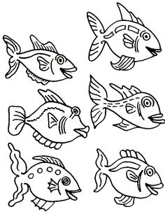 Small Fish Coloring Pages at GetDrawings | Free download