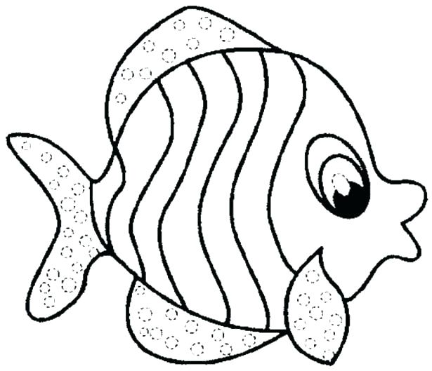 615x529 Free Coloring Pages Fish