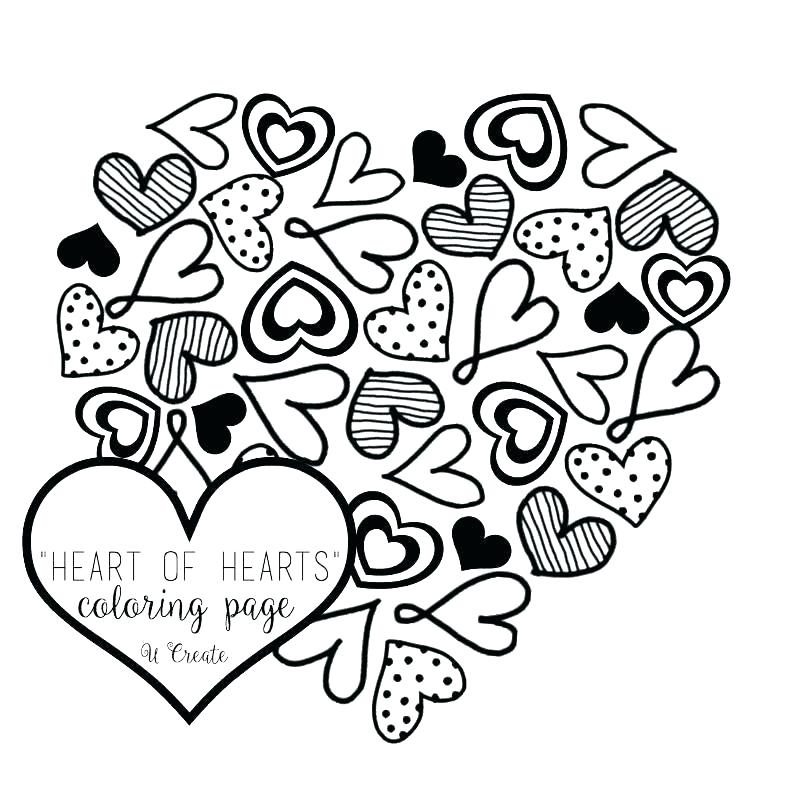 800x800 Coloring Pages Pictures Heart Coloring Page Heart Coloring Page