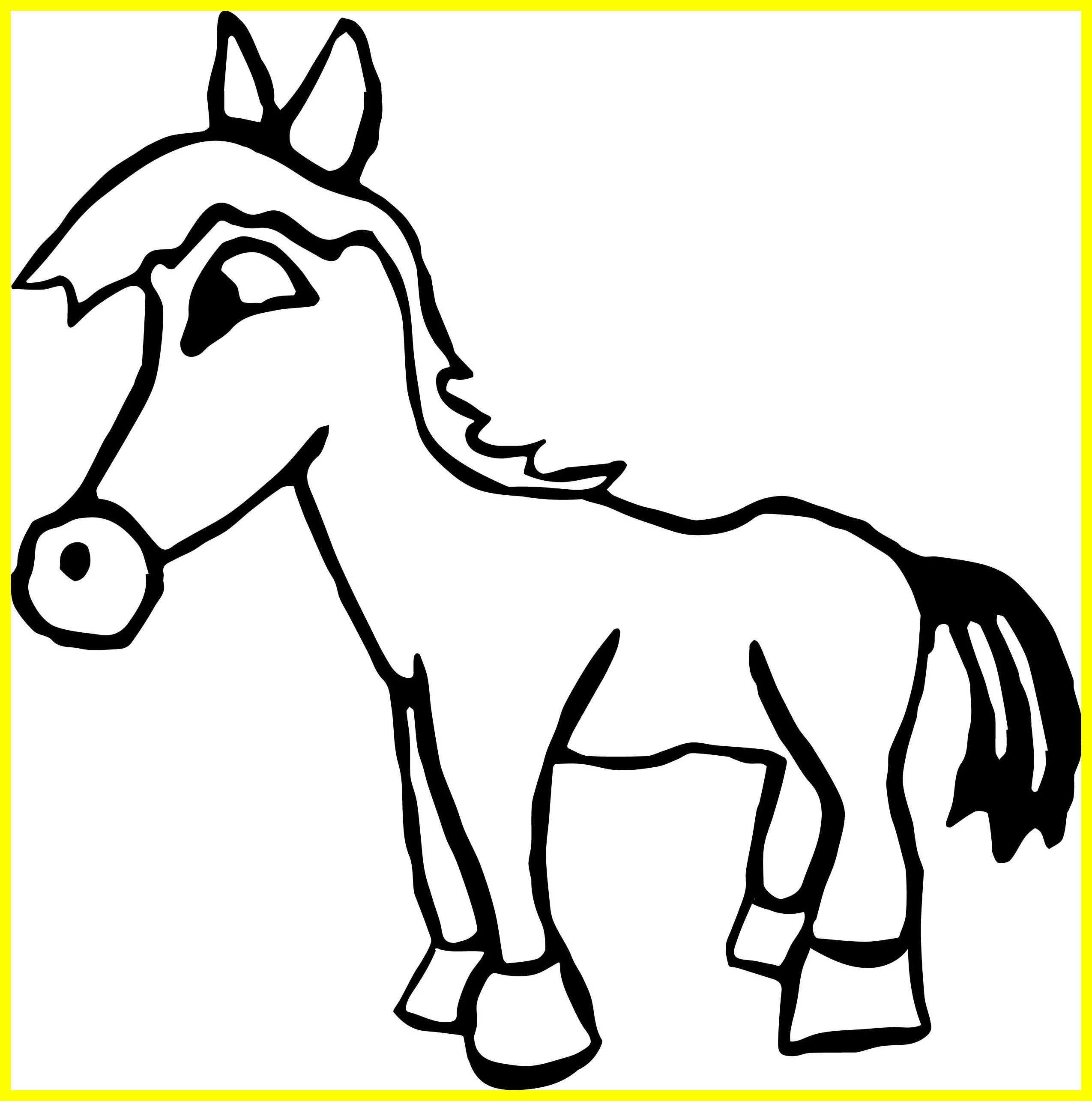 2549x2570 The Best Arabian Horse Coloring Pages Draw To Color Of Small Style
