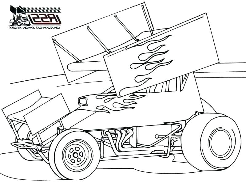 800x600 Sprint Car Coloring Pages Free Car Coloring Pages Free Sprint Car