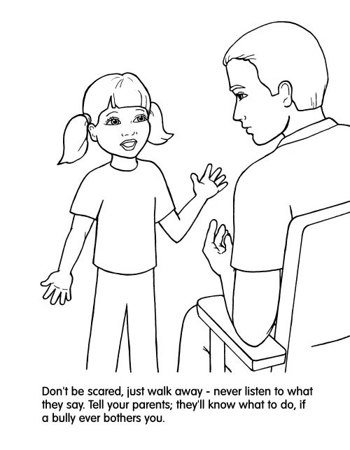 500x643 Playground Safety Coloring Sheets Safe Kids Are Smart Page Index