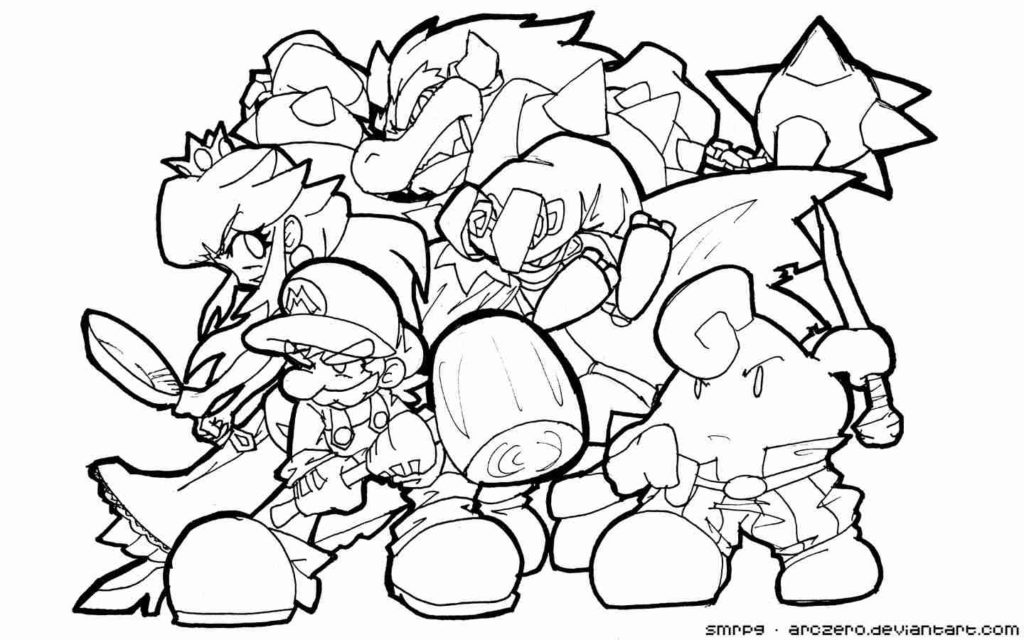 1024x640 Super Smash Bros Coloring Pages Get Bubbles