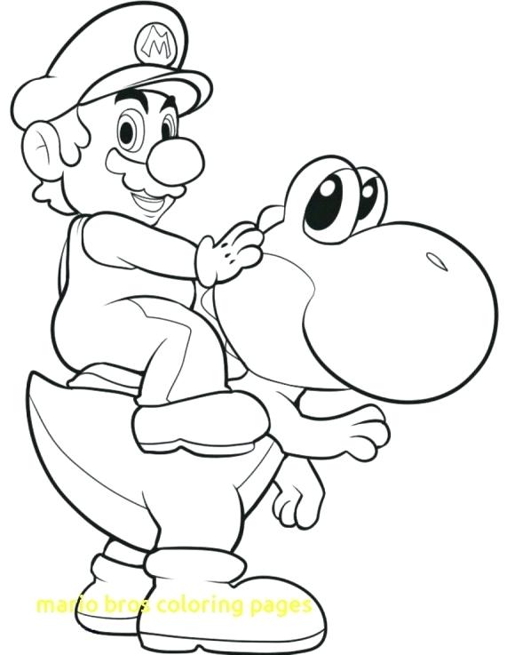 580x737 Super Mario Brothers Coloring Pages Bros Coloring Pages With Free