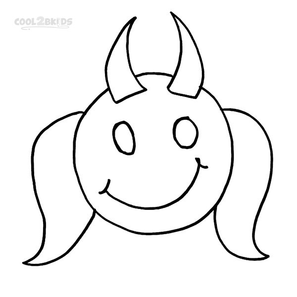600x600 Printable Smiley Face Coloring Pages For Kids