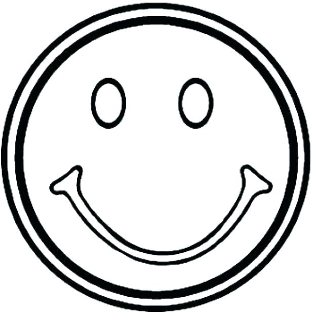 618x618 Coloring Pages Of Smiley Faces Smiley Face Coloring Page Smiley