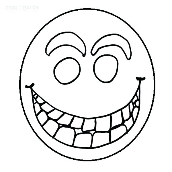 600x600 Printable Smiley Face Coloring Pages For Kids Printable Smiley