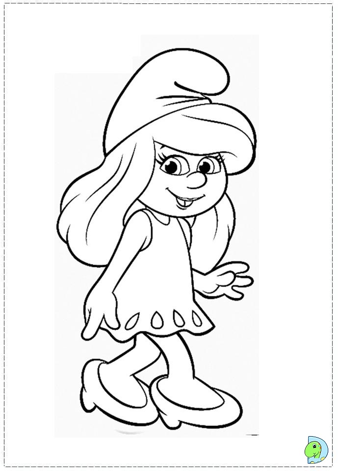 691x960 The Smurfs Coloring Pages