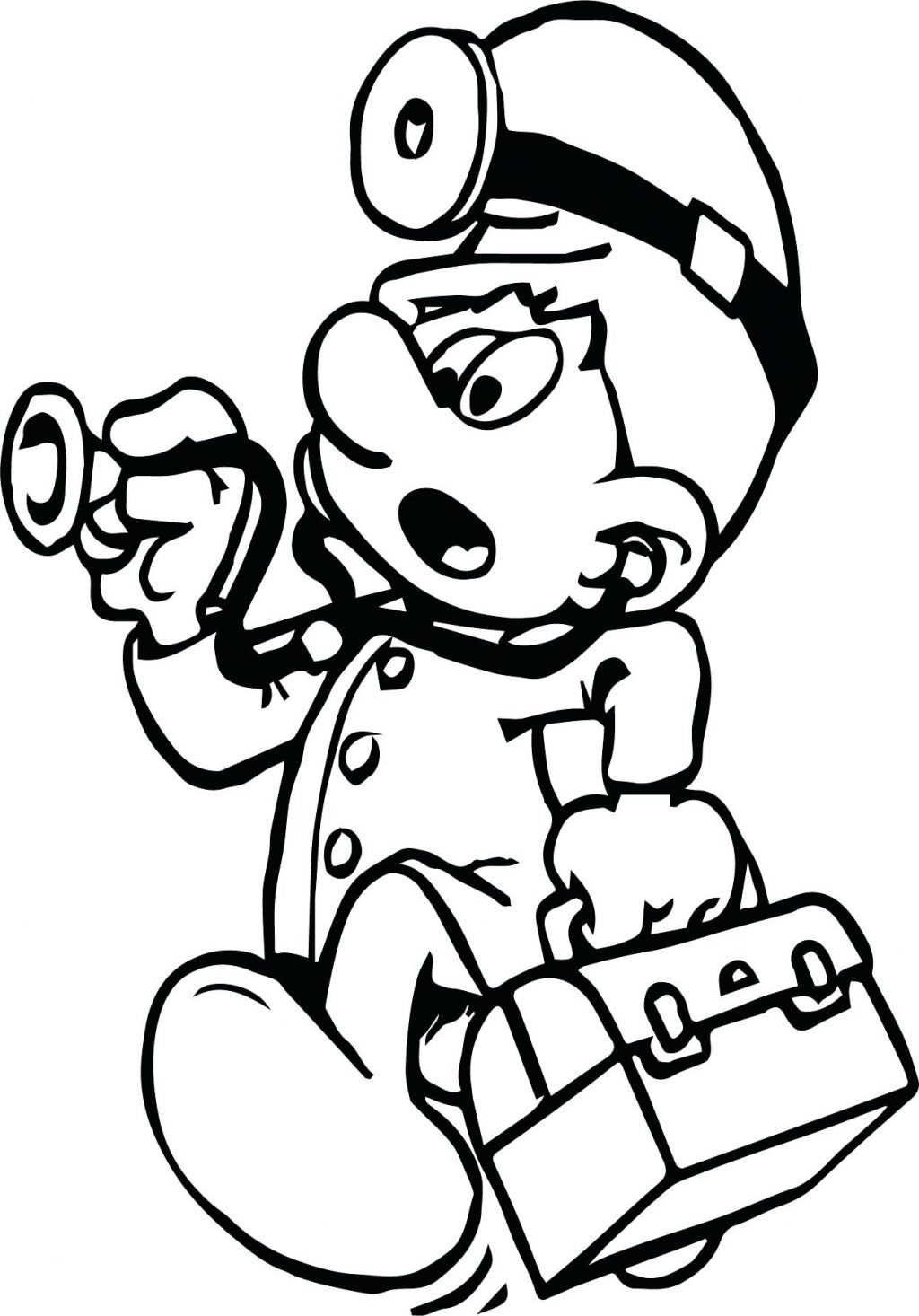 1024x1466 Coloring Pages Smurfs Coloring Pages Doctor Rush Smurf Page Papa