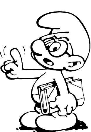 310x448 Kids N Coloring Pages Of Smurfs