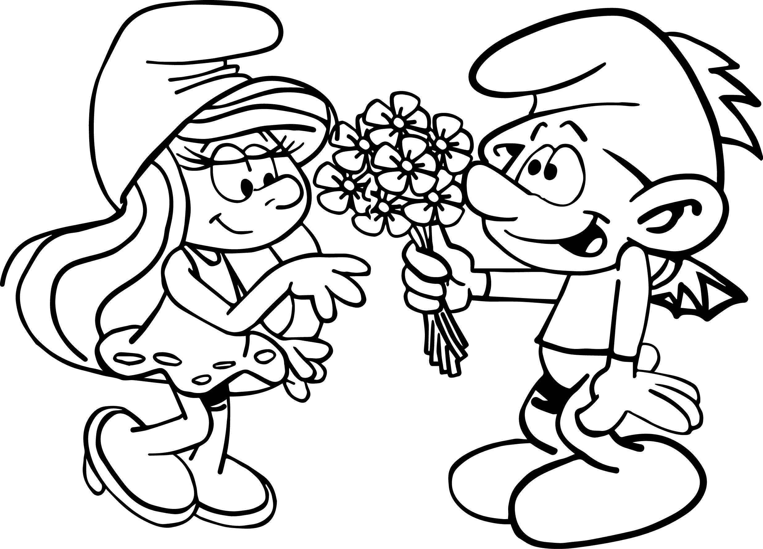 2473x1781 Smurfs Coloring Pages The Smurf For Kids Freecolorngpages Co