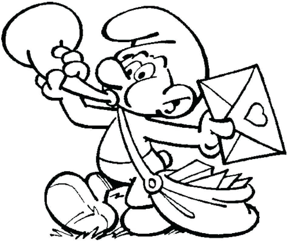 945x794 Smurf Coloring Page Cheap Smurfs Coloring Pages Print Free