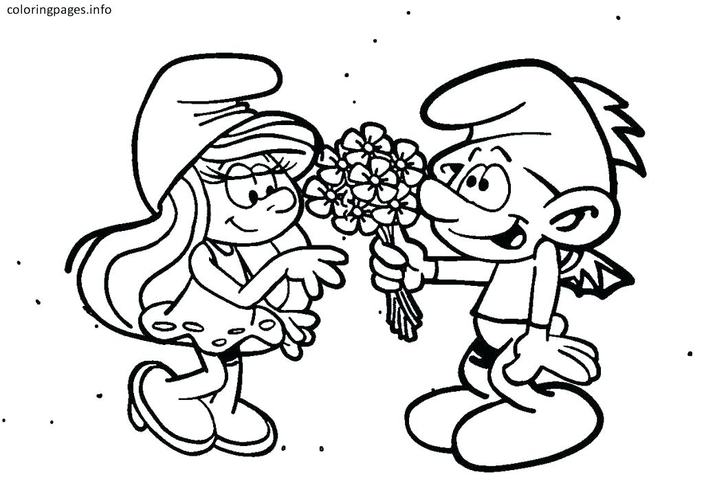 1024x713 Smurf Coloring Pages Free Printable Coloring Page Smurfs Cartoons