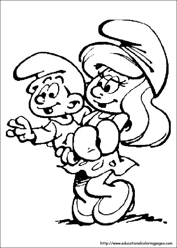 567x794 Smurf Coloring Pictures
