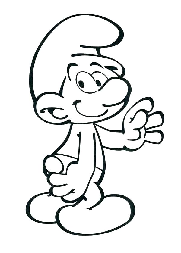 600x840 Smurfette Coloring Page Coloring Page Smurfs Free Printable