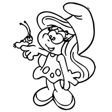 230x230 Smurfette Coloring Pages Free Coloring