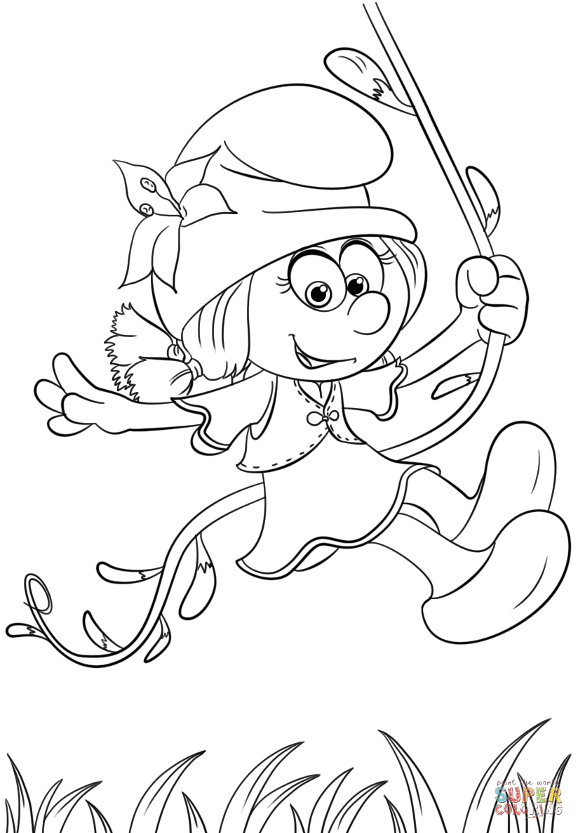 824x1186 Useful Smurfs Coloring Pages Free Printable Sm