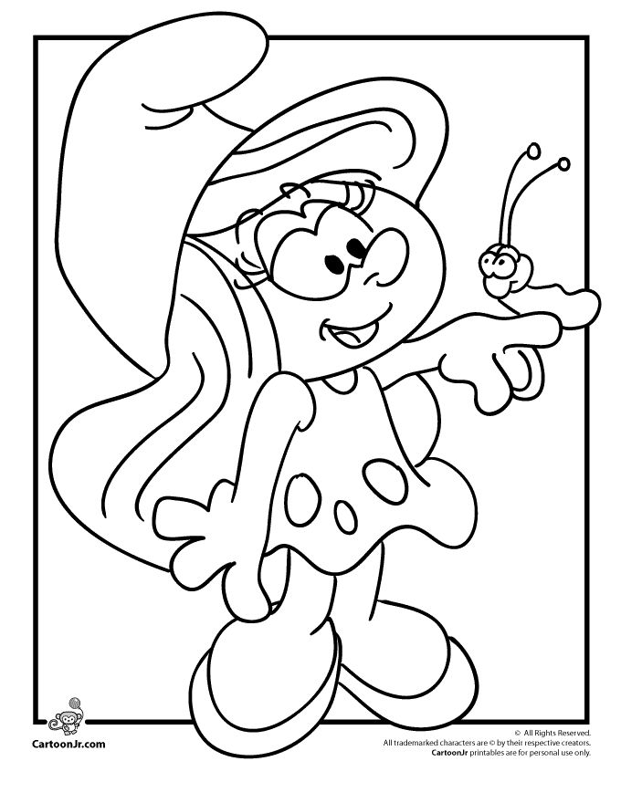 680x880 Smurf Coloring Pages Printables For Free Smurfs Coloring Pages