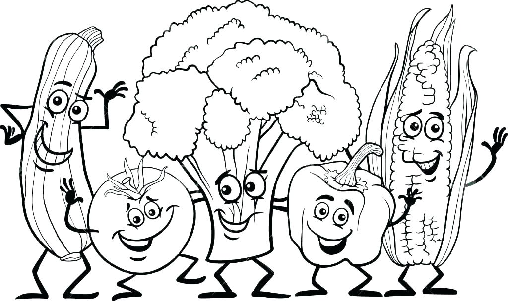 1024x607 Fast Food Coloring Pages Healthy Food Coloring Pages Food Coloring